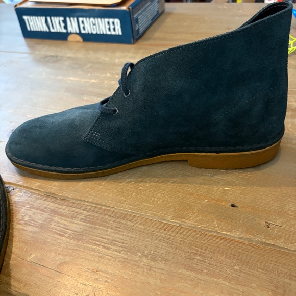 Clark's Men's Original Desert Boot Navy Suede *New* - Picture 10 of 13